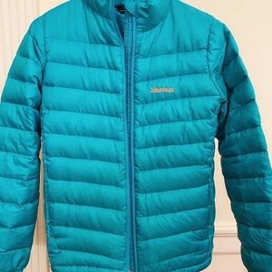 Marmot down puffer jacket